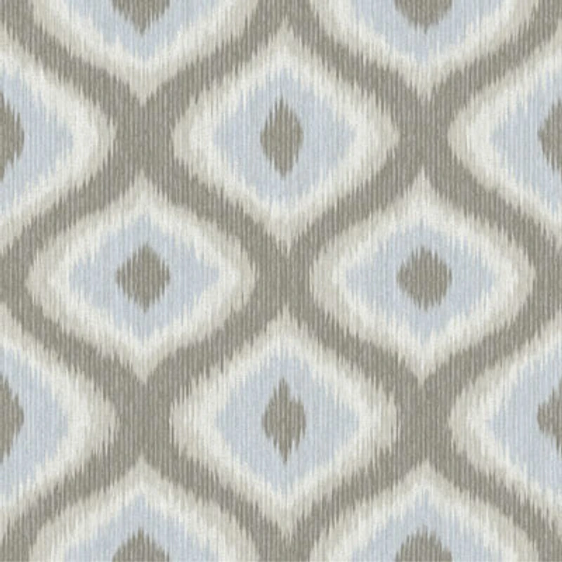A-Street Prints Geometrie Abra Ogee Wallpaper - Grey