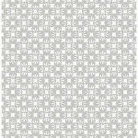 A-Street Prints Eclipse Orbit Floral Wallpaper - Dove