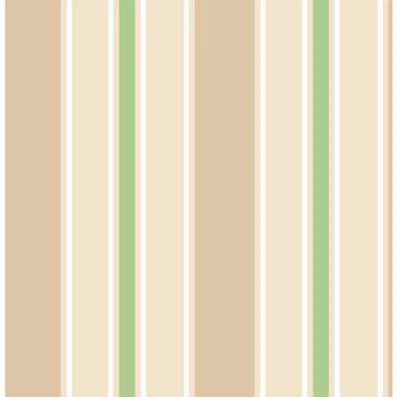 Brewster You Are My Sunshine Stripe Wallpaper - Light Green