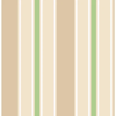 Brewster You Are My Sunshine Stripe Wallpaper - Light Green