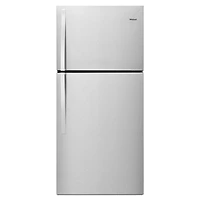Whirlpool 30" 19.1 Cu. Ft. Top Freezer Refrigerator (WRT519SZDG) - Stainless Steel