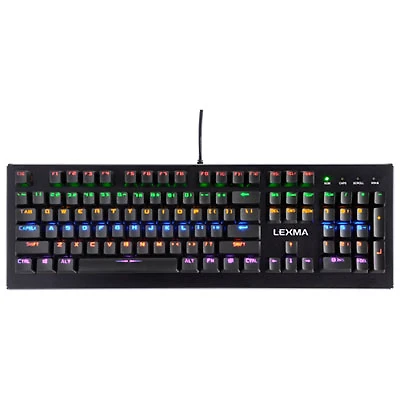 Lexma K900 Backlit Mechanical Blue Switch Gaming Keyboard