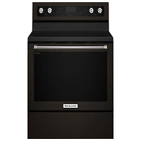 KitchenAid 30" True Convection Freestanding Smooth Top Electric Range - Open Box - Perfect Condition
