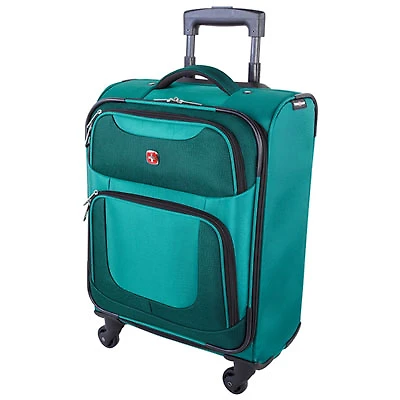 SWISSGEAR Zernez II 20" Soft Side 4-Wheeled Carry-on Luggage - Teal