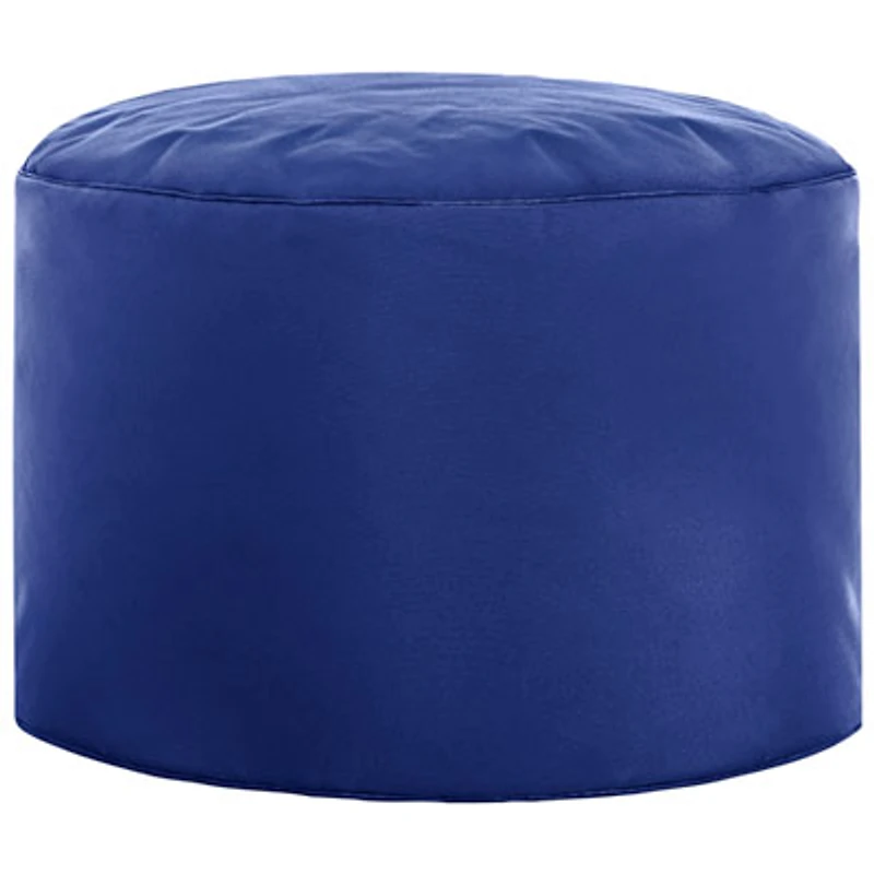Dotcom Brava Contemporary Polyester Pouf - Royal Blue