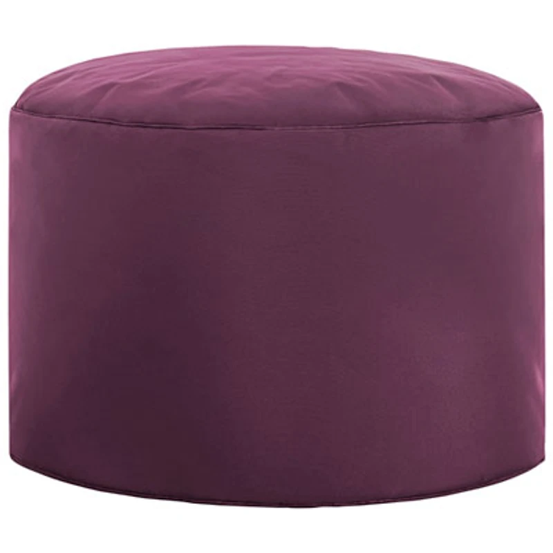 Dotcom Brava Contemporary Polyester Pouf - Purple