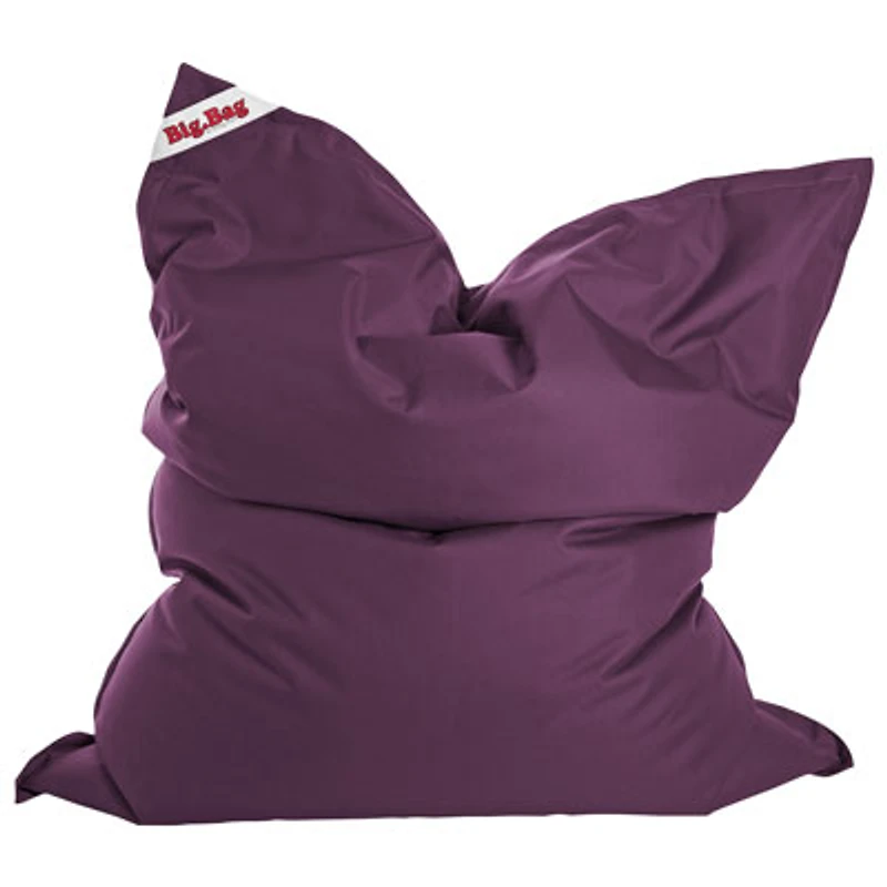 Big Bag Brava Contemporary Bean Bag Chair - Purple