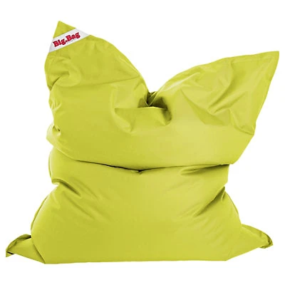 Big Bag Brava Contemporary Bean Bag Chair - Lime Green