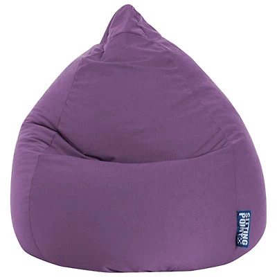 Easy Contemporary Polyester Bean Bag Chair - Purple
