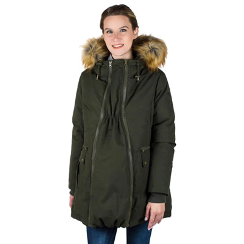 Modern Eternity Sara Down Maternity Parka Coat - Large