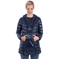 Modern Eternity Ashley Lightweight Down Maternity Jacket - Small - Navy