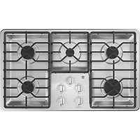 GE 36" 5-Burner Gas Cooktop (JGP3036SLSS) - Stainless Steel