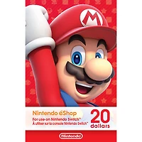 Nintendo eShop $20 Gift Card - Digital Download