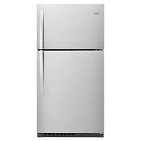 Whirlpool 33" Top Freezer Refrigerator with LED Lighting -Stainless Steel-Open Box-Perfect Condition