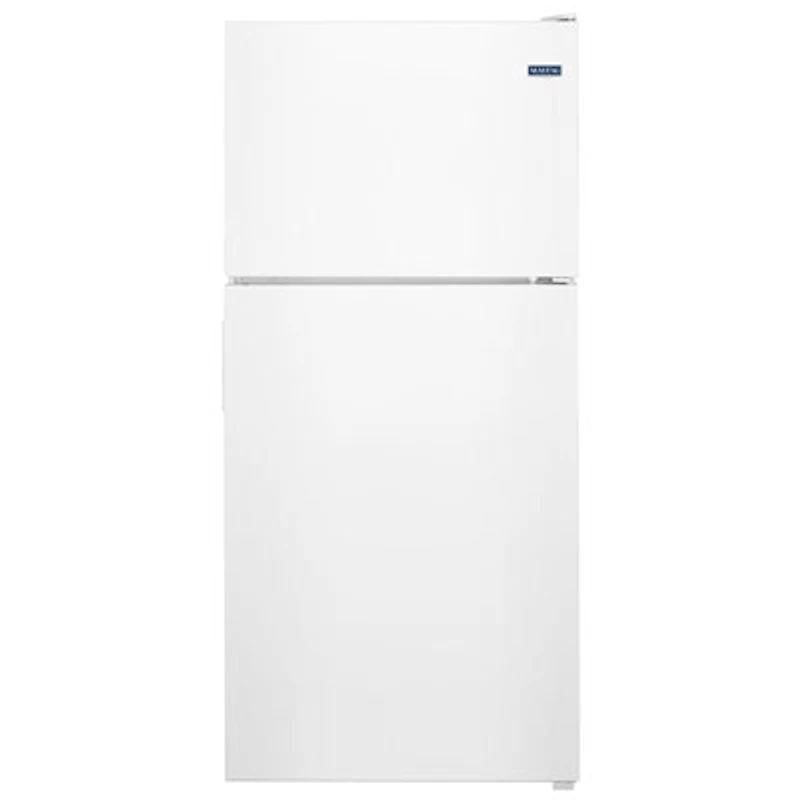 Maytag 33" 21 Cu. Ft. Top Freezer Refrigerator with LED Lighting (MRT311FFFH) - White