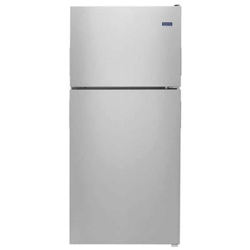 Maytag 33" 21 Cu. Ft. Top Freezer Refrigerator with LED Lighting (MRT311FFFZ) - Stainless Steel