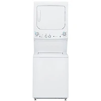 GE 4.4 Cu. Ft. Electric Washer & 5.9 Cu. Ft. Dryer Laundry Centre (GUD27ESMMWW) - White