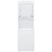 GE 2.6 Cu. Ft. Electric Washer & Dryer Laundry Centre (GUD24ESMMWW) - White