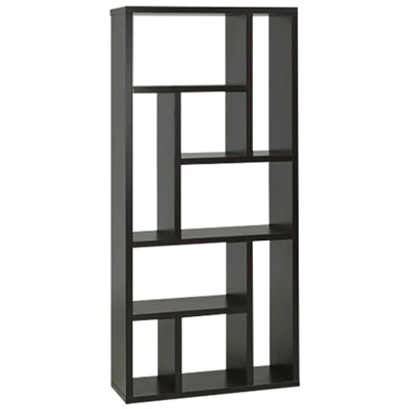 Contemporary 5-Shelf Storage Shelf - Dark Cherry