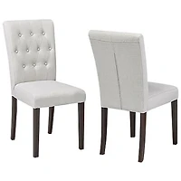 Contemporary Fabric Dining Chair - Set of 2