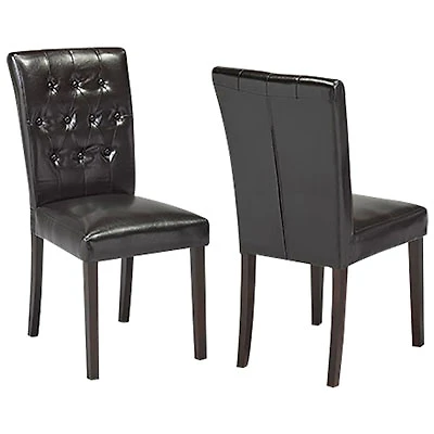 Contemporary Fabric Dining Chair - Set of 2