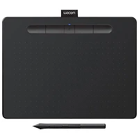 Wacom Intuos 8.5" x 5.3" Graphic Tablet with Stylus (CTL6100WLK0) - Black