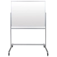 Luxor Double-Sided Mobile Magnetic Glass Marker Board (MMGB4836)