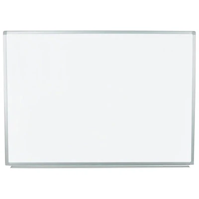 Luxor 48"W Wall-Mounted Magnetic Whiteboard (WB4836W) - White