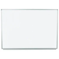 Luxor 48"W Wall-Mounted Magnetic Whiteboard (WB4836W) - White