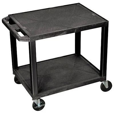 Luxor 26"H 2-Shelf Large AV Cart (WT26)