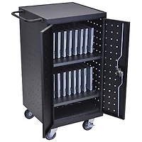 Luxor Charging Cart for Laptops & Chromebooks (LLTP18-B) - Black