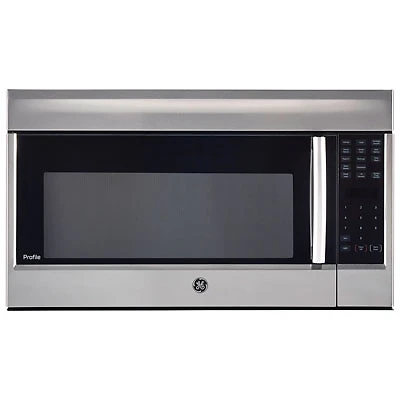 GE Profile Over-The-Range Convection Microwave -1.8 Cu Ft-Stainless Steel-Open Box-Perfect Condition