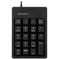 Insignia Ergonomic Wired Numeric Keypad - Only at Best Buy