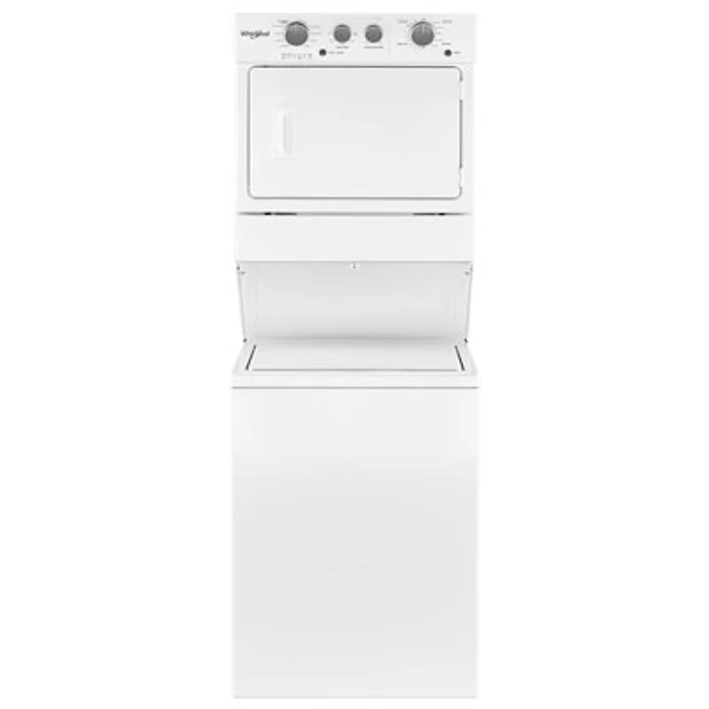 Whirlpool 4 Cu. Ft. Gas Washer & 5.9 Cu. Ft. Dryer Laundry Centre (WGT4027HW) - White