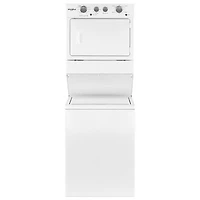 Whirlpool 4 Cu. Ft. Gas Washer & 5.9 Cu. Ft. Dryer Laundry Centre (WGT4027HW) - White