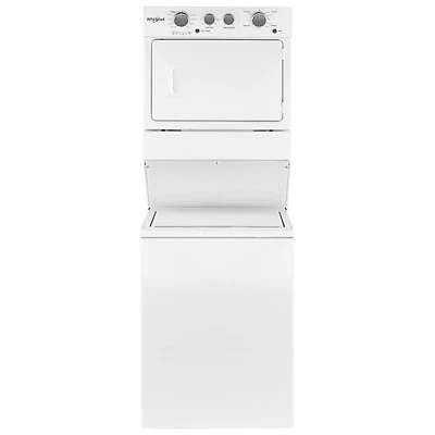 Whirlpool 4 Cu. Ft. Electric Washer & 5.9 Cu. Ft. Dryer Laundry Centre (YWET4027HW) - White