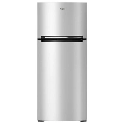 Whirlpool 28" 17.6 Cu. Ft. Top Freezer Refrigerator with LED Lighting (WRT518SZFG) - Metallic Steel
