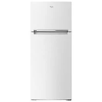 Whirlpool 28" 17.6 Cu. Ft. Top Freezer Refrigerator with LED Lighting (WRT518SZFW) - White