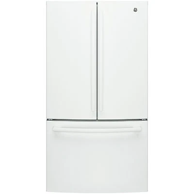 GE 36" 26.7 Cu. Ft. French Door Refrigerator with Water Dispenser (GNE27JGMWW) - White