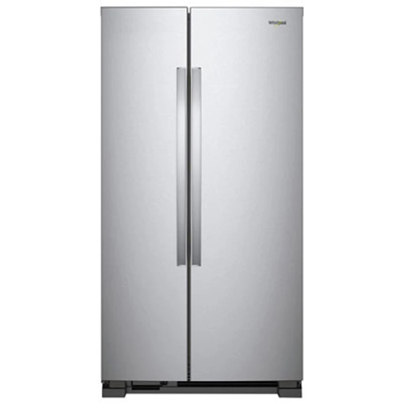 Whirlpool 34" Side-By-Side Refrigerator (WRS312SNHM) - Stainless Steel - Open Box-Perfect Condition