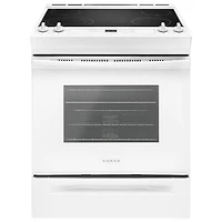 Amana 30" 4.8 Cu. Ft. Self-Clean Slide-In Electric Range (YAES6603SFW) - White