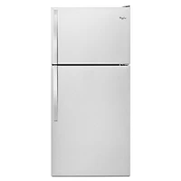 Whirlpool 30" 18.2 Cu. Ft. Top Freezer Refrigerator - Stainless Steel - Open Box - Scratch & Dent