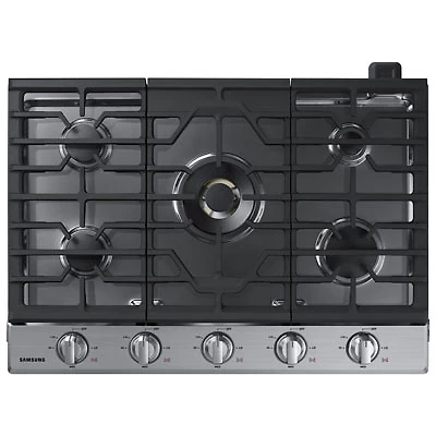 Samsung 30" 5-Burner Gas Cooktop (NA30N7755TS/AA) - Stainless Steel