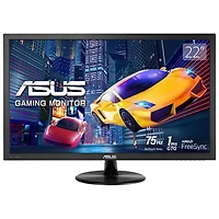 ASUS 21.5" FHD 75Hz 1ms GTG TN LED FreeSync Gaming Monitor (VP228QG) - Black