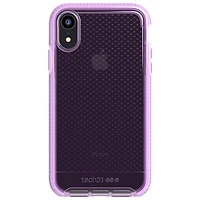 Tech 21 Evo Check Fitted Soft Shell Case for iPhone XR - Orchid