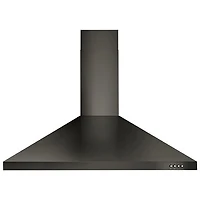 Whirlpool 36" Wall Mount Range Hood (WVW53UC6HV) - Black Stainless