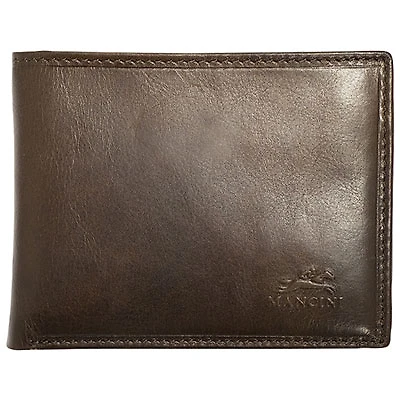 Mancini Boulder RFID Leather Coin Pocket Wallet