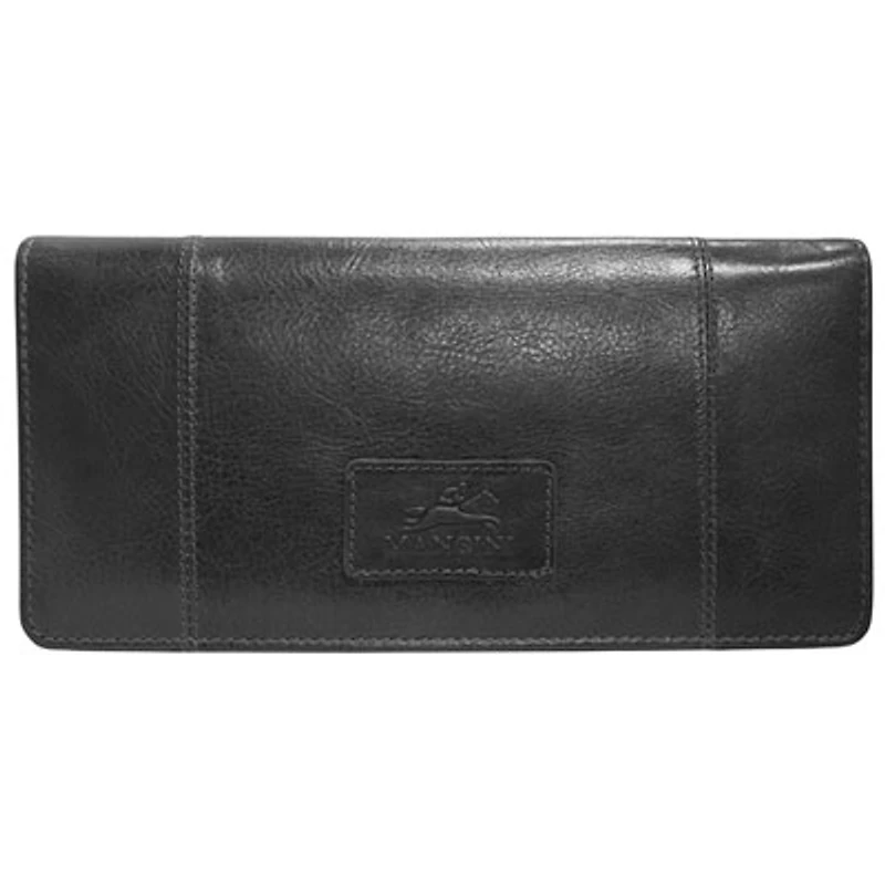 Mancini Casablanca RFID Leather Tri-fold Wallet - Black (8700296)