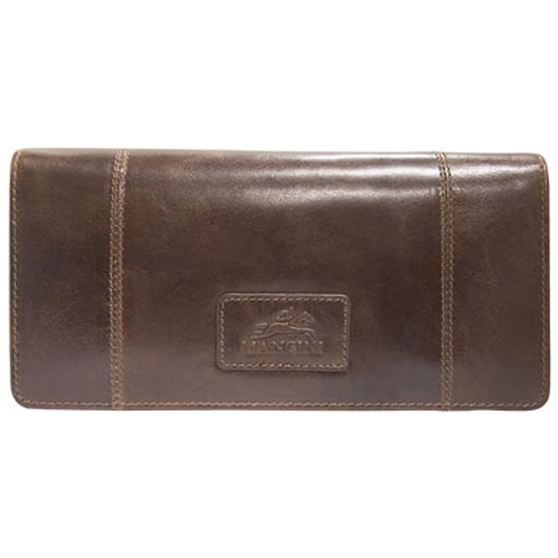 Mancini Casablanca RFID Leather Tri-fold Wallet - Brown (8700296)