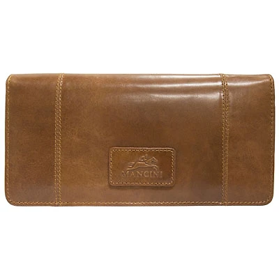 Mancini Casablanca RFID Leather Tri-fold Wallet - Cognac (8700296)